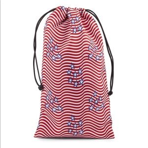 NWT Alexander Wang Ryan & Stars Stripes Drawstring Pouch Bag